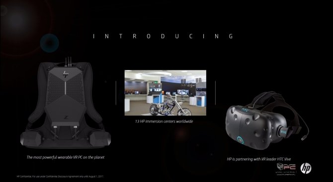 Новые устройства, беспроводной рюкзак с очками виртуальной реальности, специальная версия HTC Vive или возможность посетить Марс - это самые интересные идеи HP для развития технологии виртуальной реальности